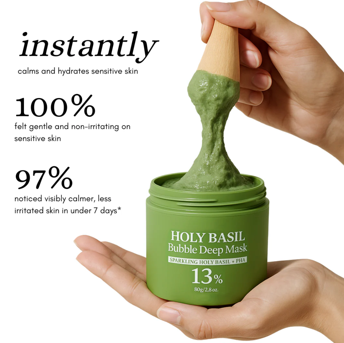 Holy Basil Bubble Deep Mask